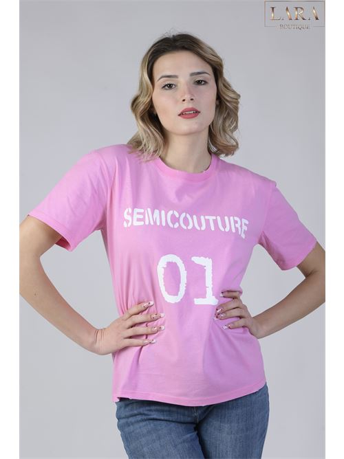 T-SHIRT CON LOGO SEMICOUTURE 01 | CNTJ01F67-0